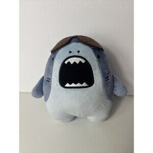 Samezu Eyeglass Jaggy Shark Plush Stuffed Animal Anime Clever Idiots Blue 6"